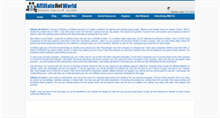 Desktop Screenshot of affiliatenetworld.com